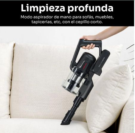wireless broom vacuum Whooshy 120W 10000Pa. Vertical vacuum cleaner 4 in 1 home appliance
