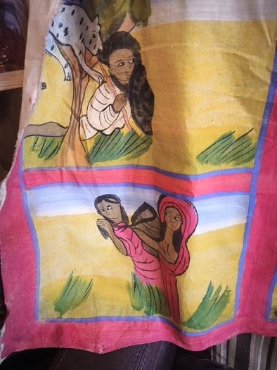 Ethiopian painting. Ethnographic interest.