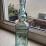 Collectable Decorative Green Glass Bottle Image 2