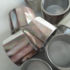 NAPKIN RINGS  - Set of 10 -  Mother of Pearl