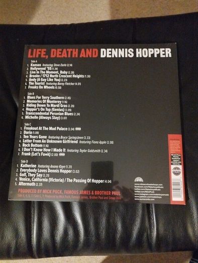 The Waterboys Life, death and Dennis hopper 2lp
