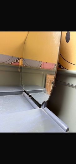 dressing table and mirror