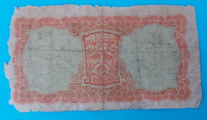 Irish 1962  X 4 Lavery ten shilling banknote in used condition