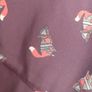 deep purple fox print dress Image 3