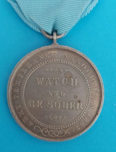 INDIAN Army Temprence Medal 1897