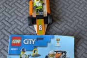 Lego style racing car