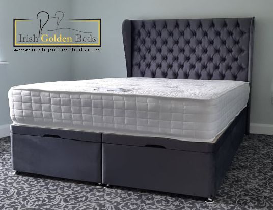 ottoman lift up bed frame and headboard