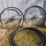 Disc Wheelset 700cc 9mmqr , 160mm disc rotors,  42x700 continental e contact Image 7