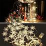 LED Curtain String Lights, 96 LED 3.5M Fairy Snowflake Lights, Christmas Lights 4 Flashing Modes,Waterproof Light for Christmas Window, Garden, Party, Patio Decoration Image 4