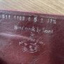 Red women's leather Calf boot size 38 Image 4