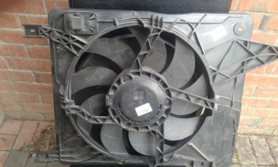 J10 nissan qashqai complete cooling fan plus housing frame and speedsensor may also suit plus 2 and 1.6 2007 to 2014 tested