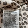 Animal print blouse - cream and black Image 6