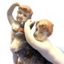 Porcelain Figurine, Putti with Goat, Meissen Style, Germany, 19th Century Image 5