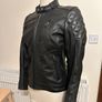 Ladies leather armoured Bogotto motorcycle jacket Size 8 Image 2