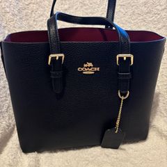 Coach Mollie black / leather / new