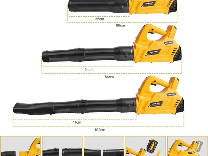 Cordless Leaf Blower for Dewalt 18V Battery, 6 Speeds Handheld Electric Air Blower Powerful for Garden Lawn Care Leaf Snow Blowing,Car Computer Dust Cleaner (Tool Only,no Battery)