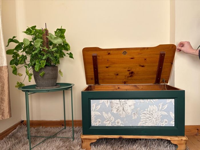 Handmade Upcycled Green Furniture Set