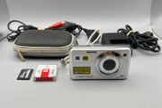 Sony DSC-W210 12.1MP Digital Camera Silver - Full Kit