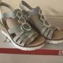 New Rieker Wedge Sandals Image 2