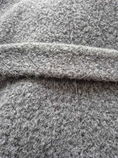 Gallery grey sleeveless wool-blend coat - size M