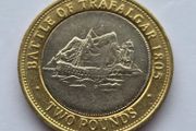 Gibraltar 2 Pound Coin Trafalgar 2006 UNC