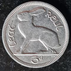 Ireland 1933 3d coin
