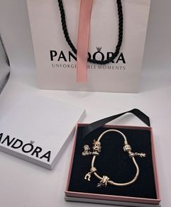 Genuine pandora charm bracelet