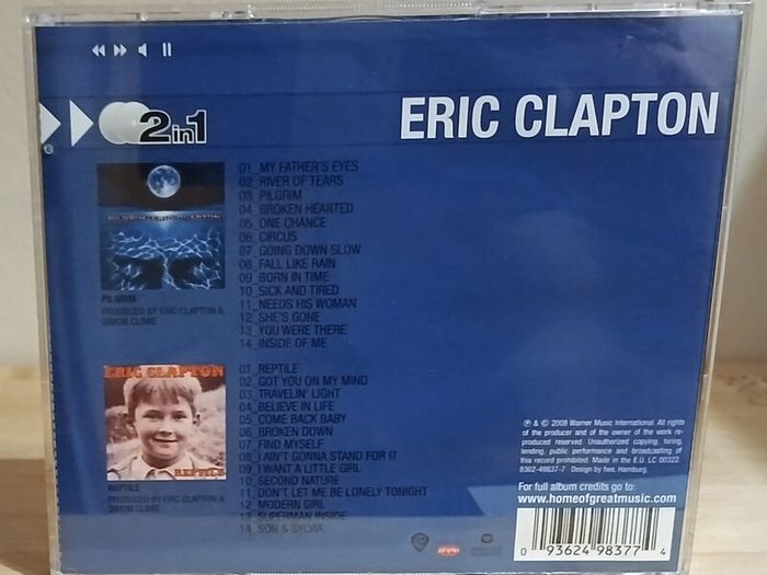 Eric Clapton Pilgrim/Reptile 2 CD Album