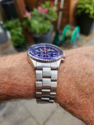 Watch Seiko Chronograph Pilot.