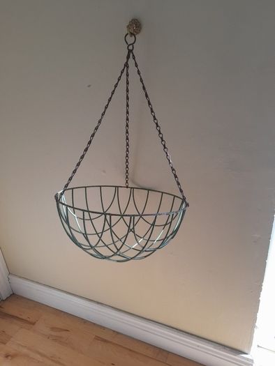 Flower hanging basket.