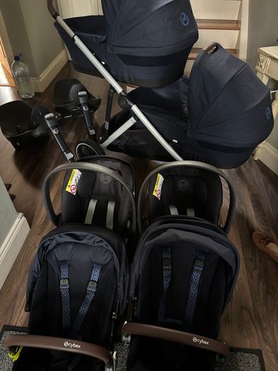 Cybex gazelle s double Travel system