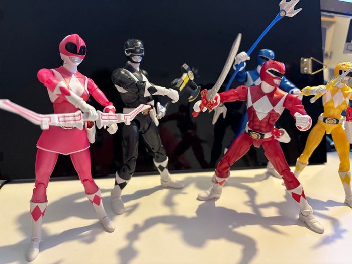 Power Rangers - 5 figures - Lightning Collection