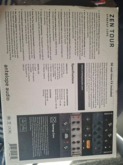 Antelope Audio Zen Tour Synergy Core Audio Interface Excellent Condition Boxed