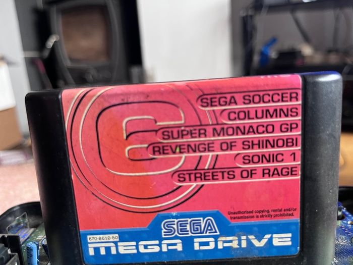 Boxed Sega Mega Drive 2 Console + 10 Games Pack - Batman, Predator, Paperboy, 007