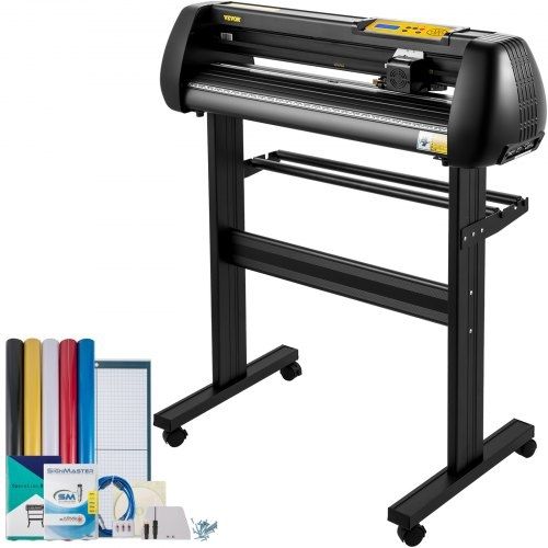 Vinyl Cutter Machine, 28-inch Cutting Plotter, Adjustable Speed and Force, DIY Cutting Machine Kit for Signs Banners Stickers