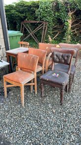 Old chairs - free. could be used for upcycling project