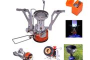Camping Cookware Set, Camping Pot with Stove Picnic Hiking Utensil Gear Picnic Cookware Cooking Tool Set