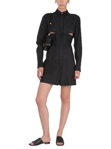 Givenchy Black Cutout Shirt Dress