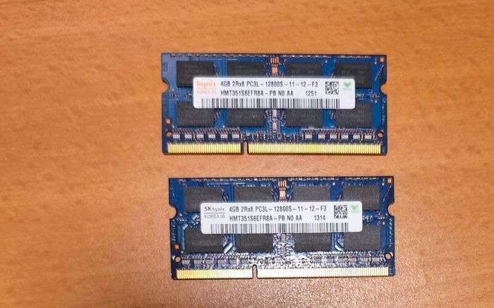 8gb Sk Hynix Ddr3l Laptop Ram 2 X 4gb 1600mhz