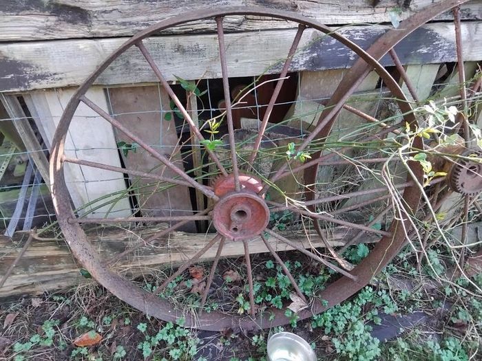 2 old wheels