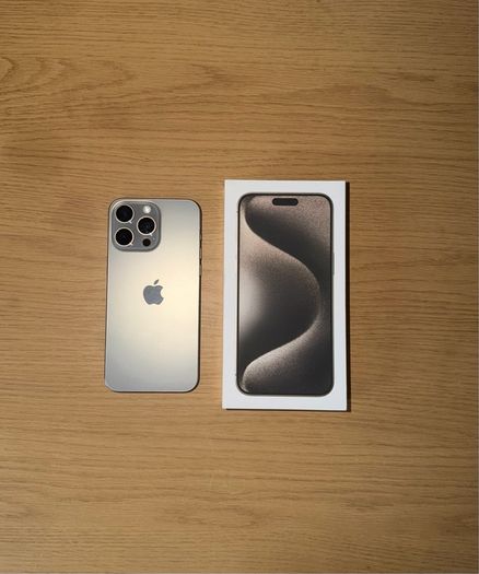 iPhone 15 Pro Max, Natural Titanium 256gb