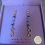 18 Ct gold plated earrings Image 2