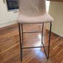 Bar stools set of 3 beige Image 2