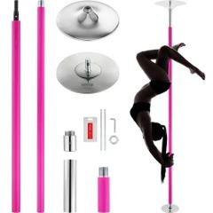 Dancing Pole, Spinning Static Dancing Pole Kit, Portable Removable Pole, 40mm Heavy-Duty Stainless Steel Pole