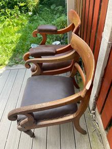 2 antique 19th century chairs