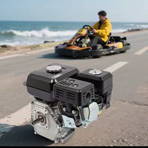 7.5HP OHV 4-Stroke Gas Engine 212CC Air-Cooled High Power Low Fuel Consumption Durable Black Engine for Generators &Go-Karts