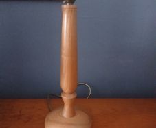 Wooden Lamp Hand Turned in West Cork