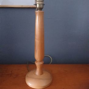 Wooden Lamp Hand Turned in West Cork