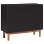 Sideboard 90x33.5x75 cm Solid Acacia Wood and MDF Image 4