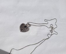 sterling silver heart pendant